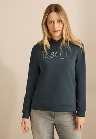 CECIL Sweatshirt in Green: front