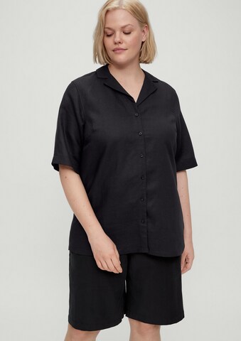 TRIANGLE Bluse in Schwarz: predná strana