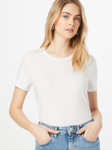 T-shirt Marc O'Polo en blanc : devant