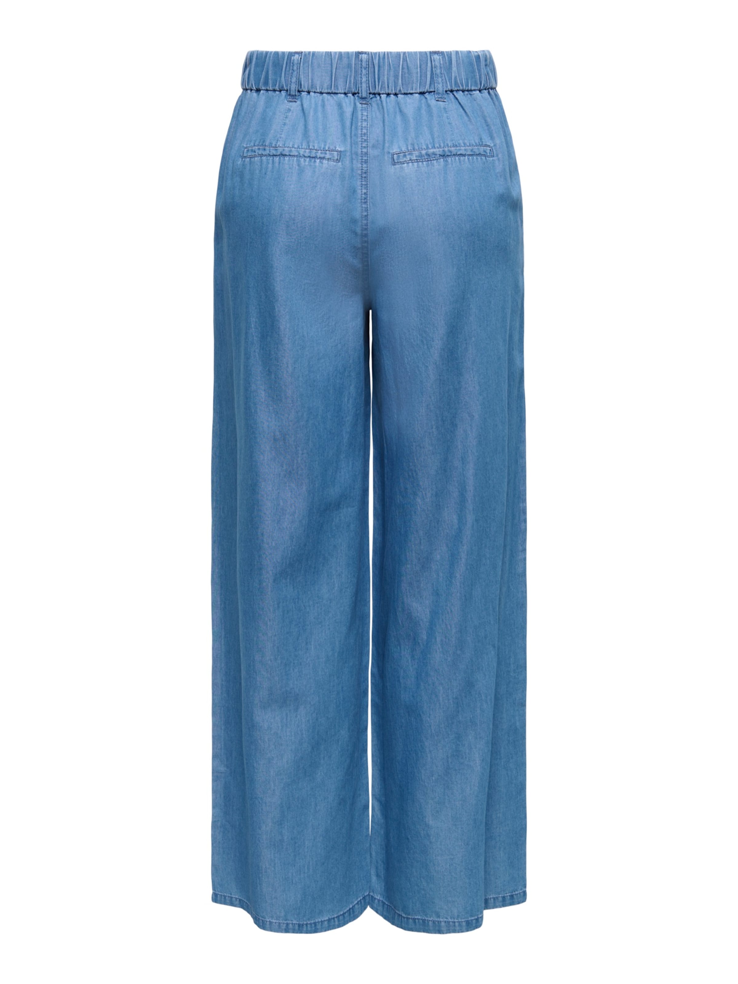 ONLY Wide leg Τζιν πλισέ 'ONLBEA' σε μπλε