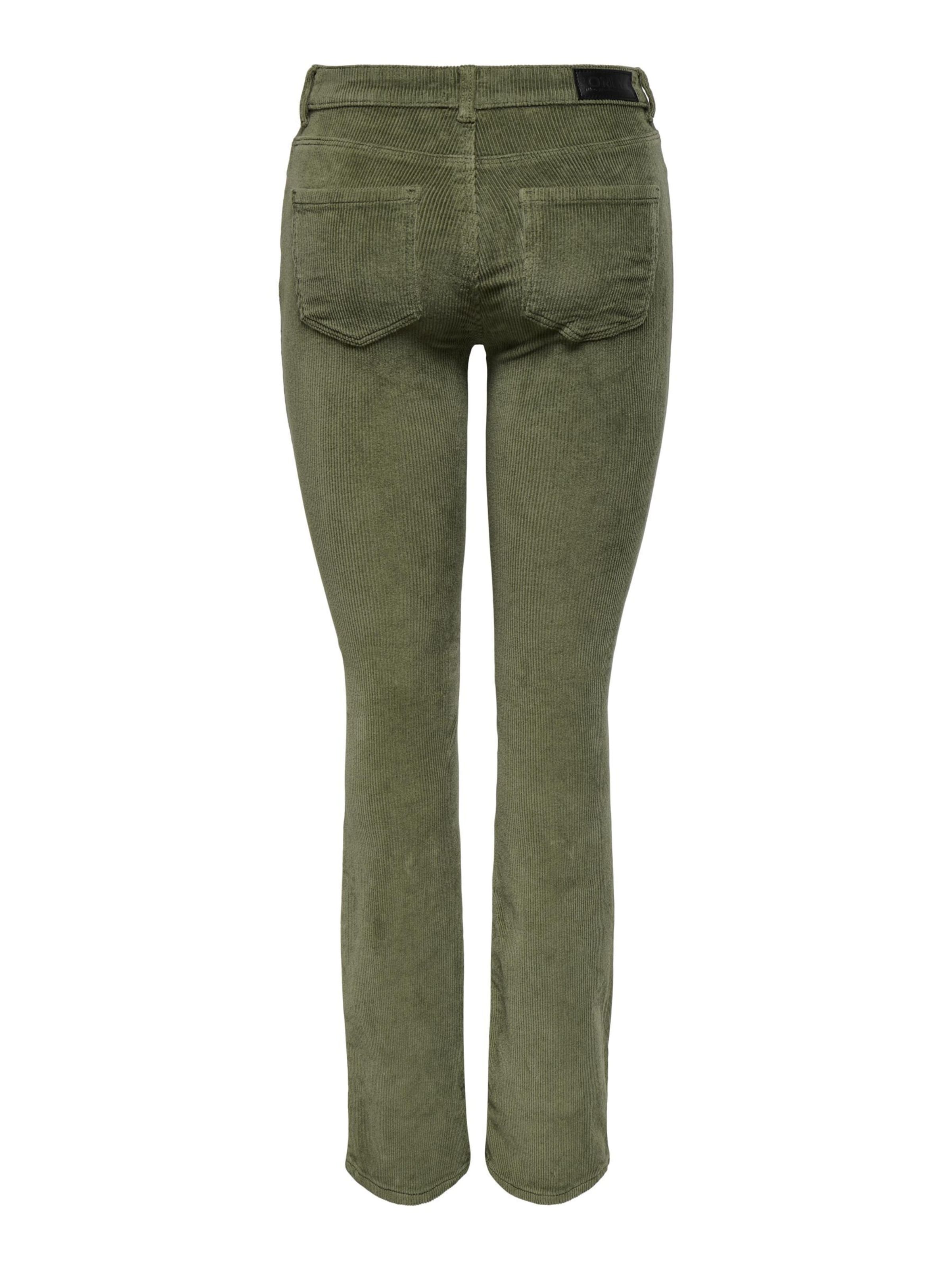 évasé Pantalon ONLY en vert