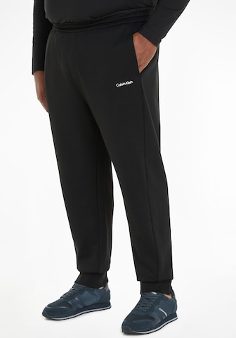 Tapered Pantaloni di Calvin Klein Big & Tall in nero