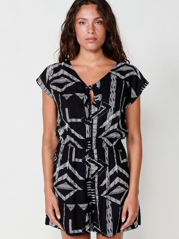KOROSHI Jumpsuit in Black: front