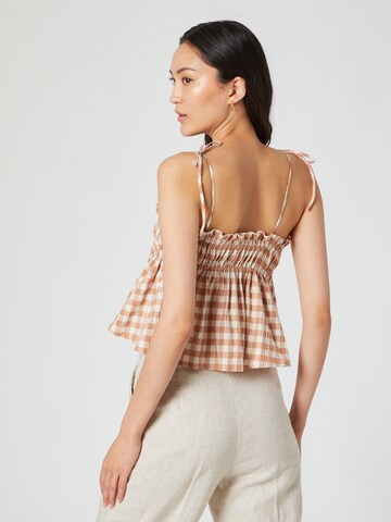 Daahls by Emma Roberts exclusively for ABOUT YOU Блузка 'Arianna' в Коричневый