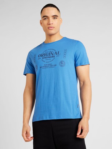 BLEND T-Shirt in Blau: Vorderseite