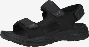 SKECHERS Sandals in Black: front