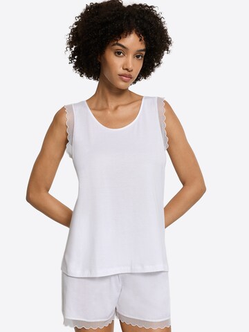 Shorty ' Inaya ' Hanro en blanc : devant