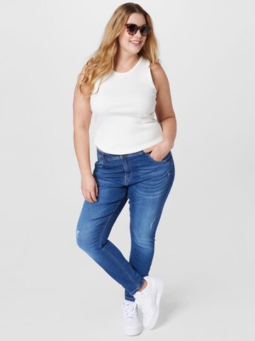 Noisy May Curve Skinny Jeans 'KIMMY' in Blau