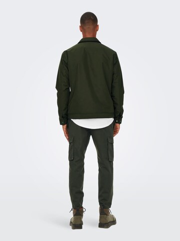 Veste mi-saison 'Hydra' Only & Sons en vert