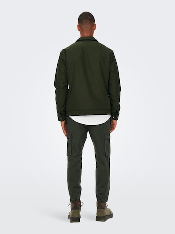 Only & Sons Between-Season Jacket 'Hydra' in Green