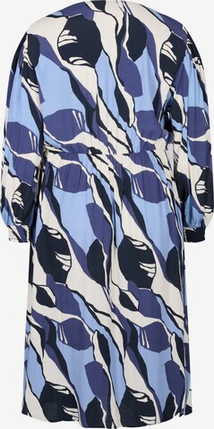 Zizzi Jurk 'BASJA' in Blauw