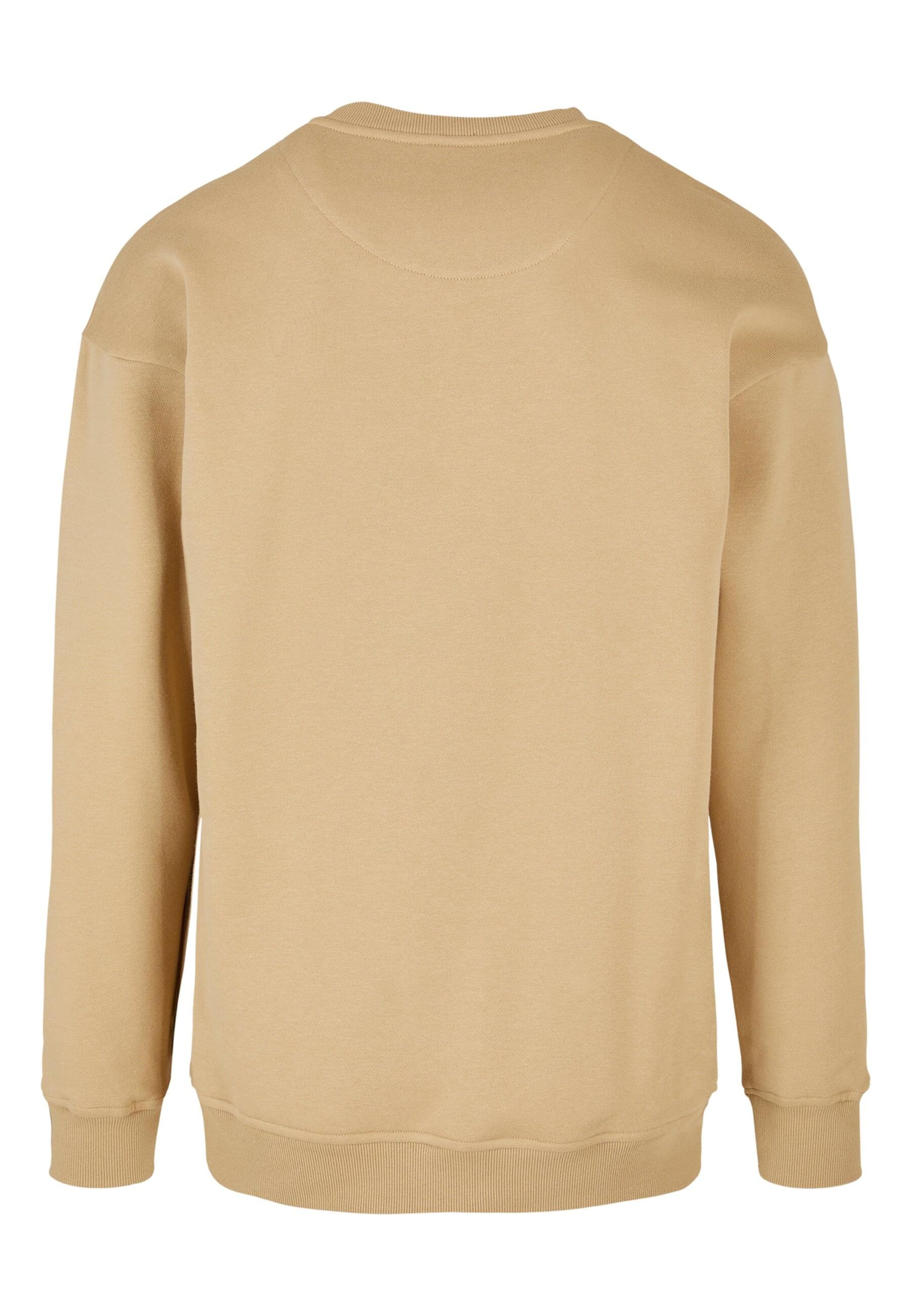 Sweat-shirt 'Christmas Holly Jolly' Merchcode en beige