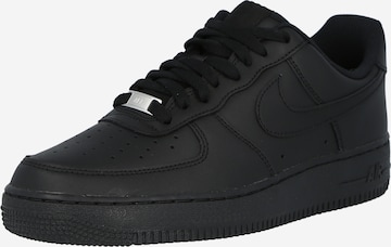 Sneaker low 'AIR FORCE 1 07' de la Nike Sportswear pe negru: față