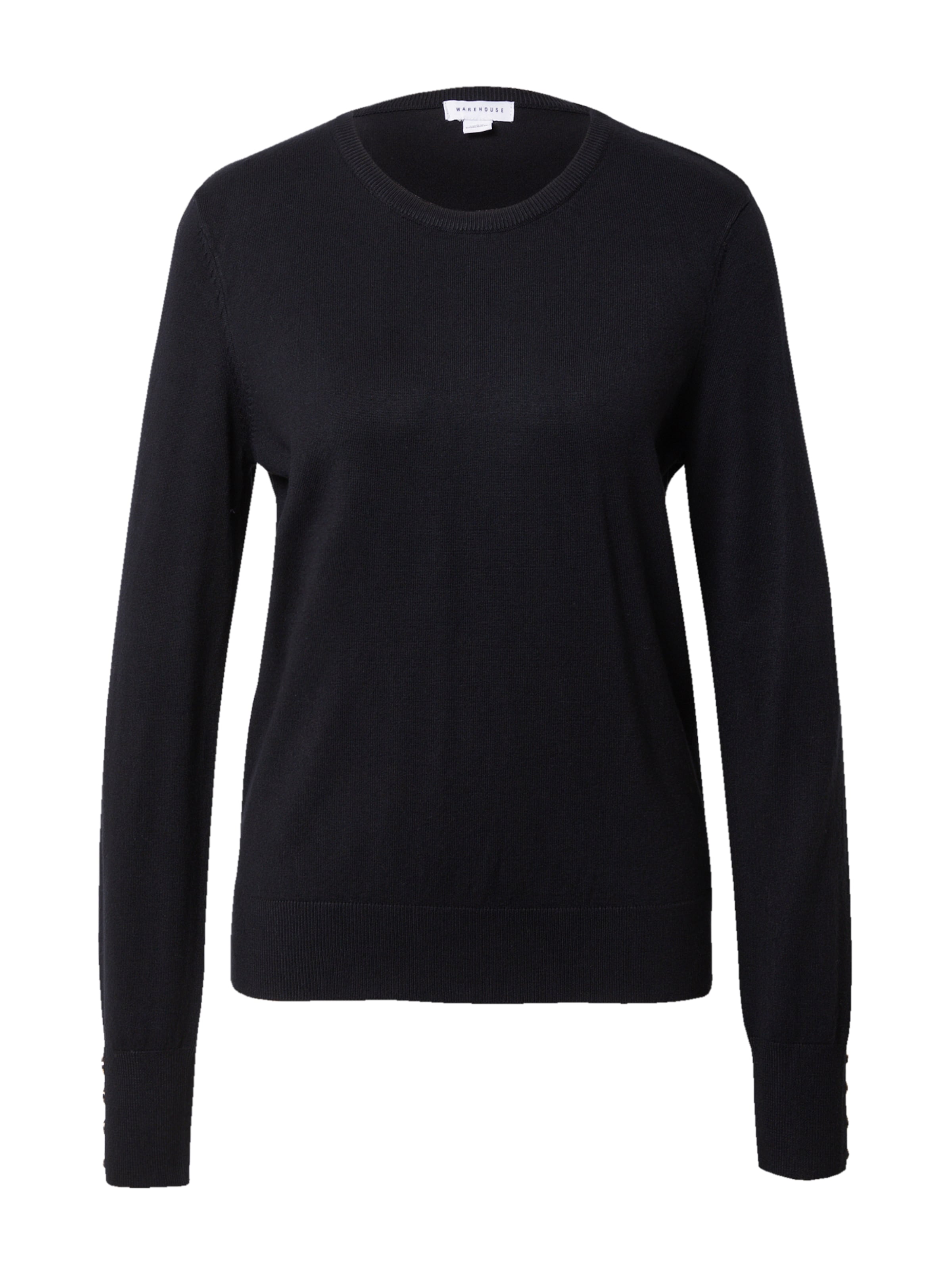 Warehouse Pulóver - fekete: elől