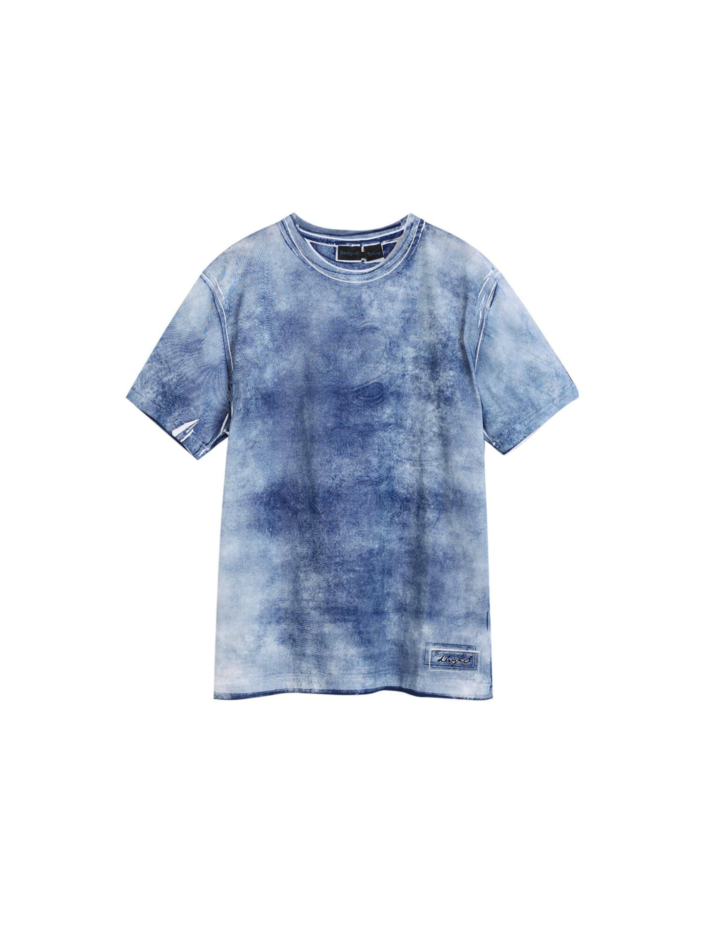 Desigual Футболка в Синий: спереди