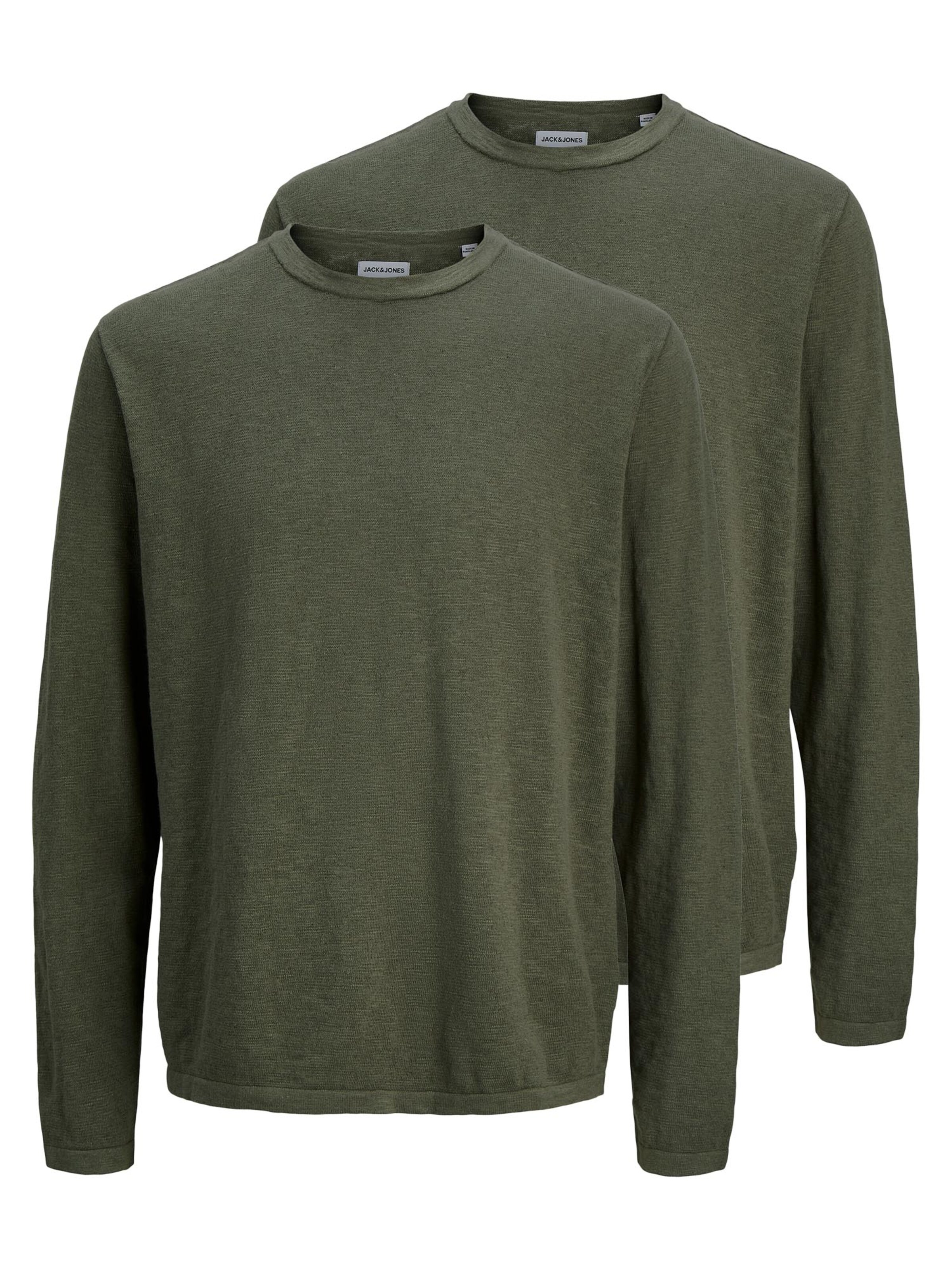 JACK & JONES Sweater 'Summer' in Green: front