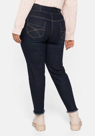 SHEEGO Skinny Jeans 'ANNE' in Blau