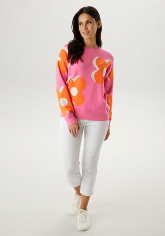 Aniston SELECTED Sweater in Pink