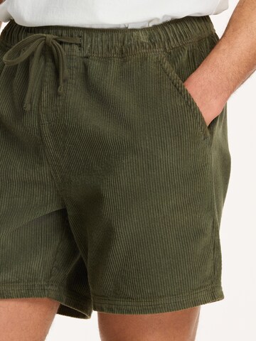 Regular Pantalon 'RIO' Shiwi en vert