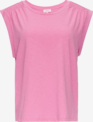 s.Oliver Shirt in Roze: voorkant