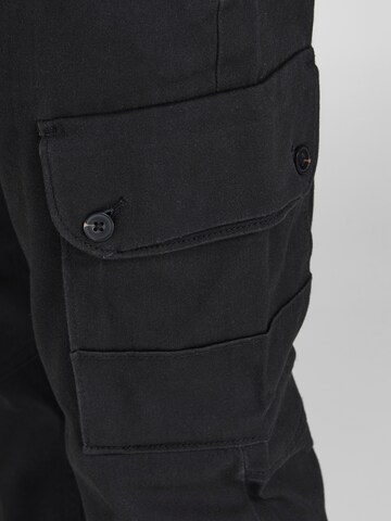 JACK & JONES Slim fit Cargo Pants 'JWHPAUL JJWARNER' in Black