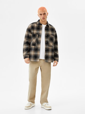 Bershka Between-Season Jacket in Brown