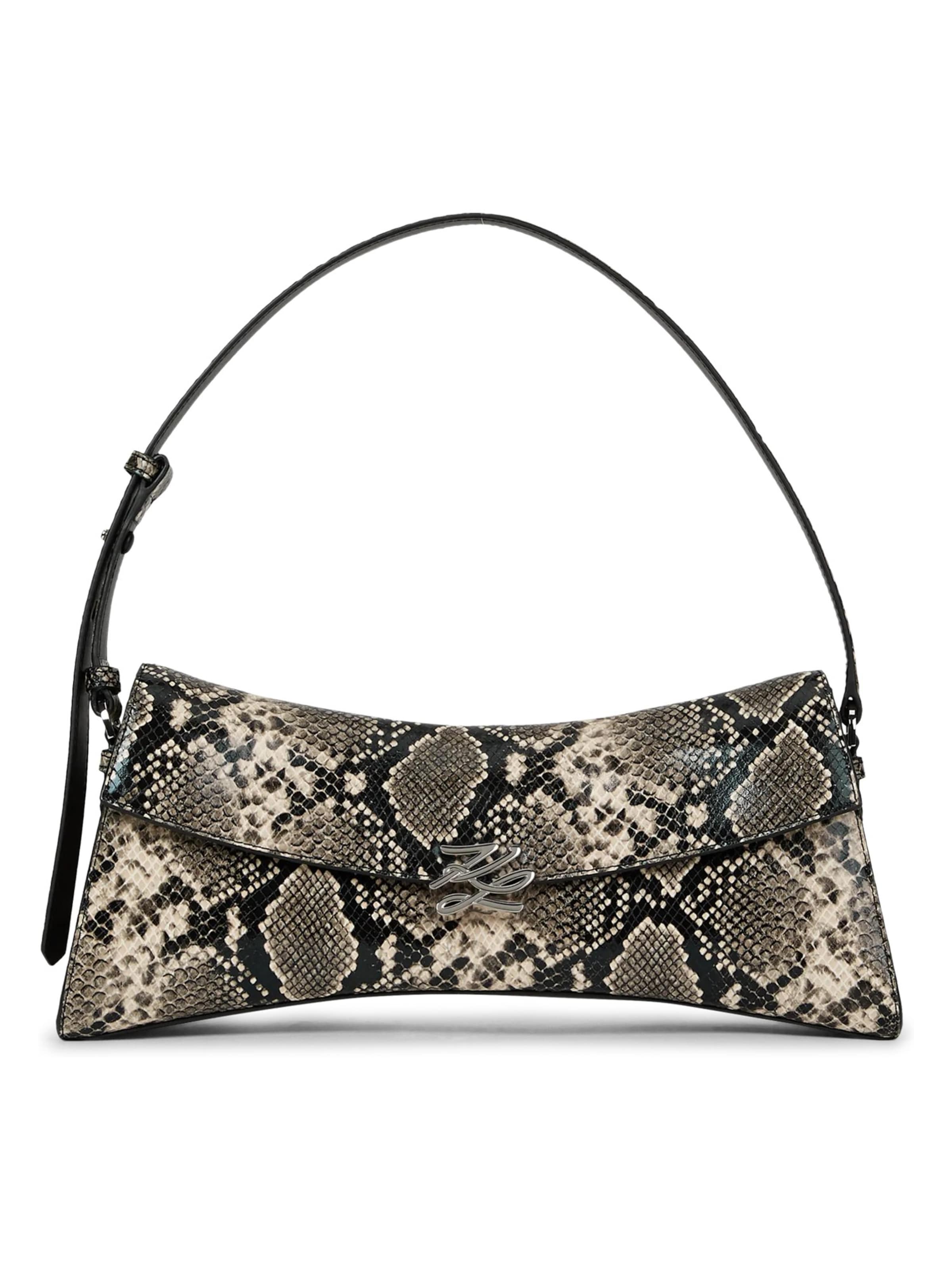 Karl Lagerfeld Schultertasche in Bronze: Vorderseite