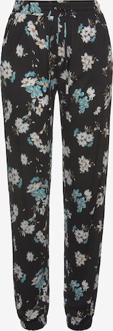 LASCANA Regular Trousers in Black: front