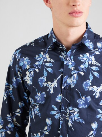 Jack & Jones Premium Slim fit Overhemd 'JPRBLAMonaco' in Blauw