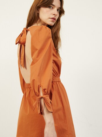 Robe 'Carly' Aligne en marron