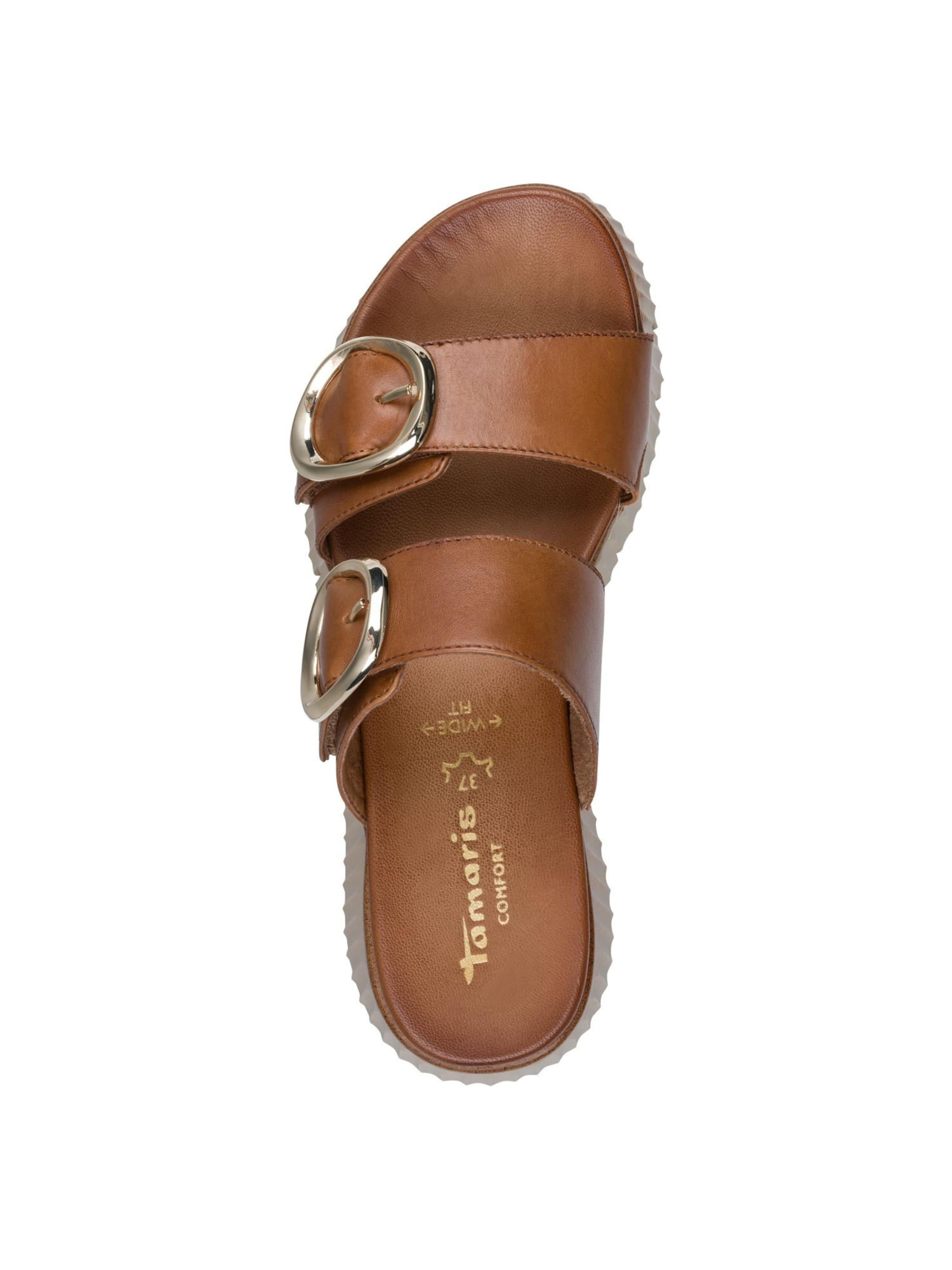 Mule Tamaris en marron