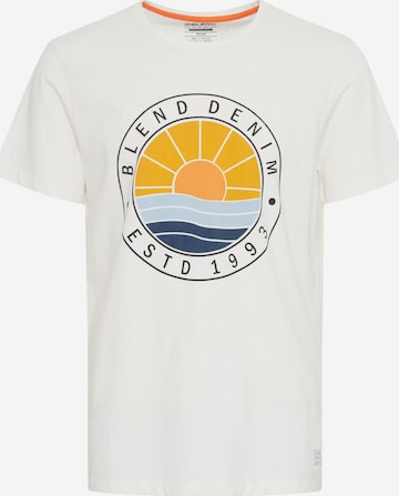 T-Shirt 'Bammer' BLEND en blanc : devant