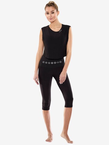 Winshape Skinny Sportsbukser 'Hwl212C' i sort