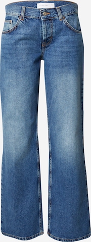 TOPSHOP Wide leg Jeans in Blue: front