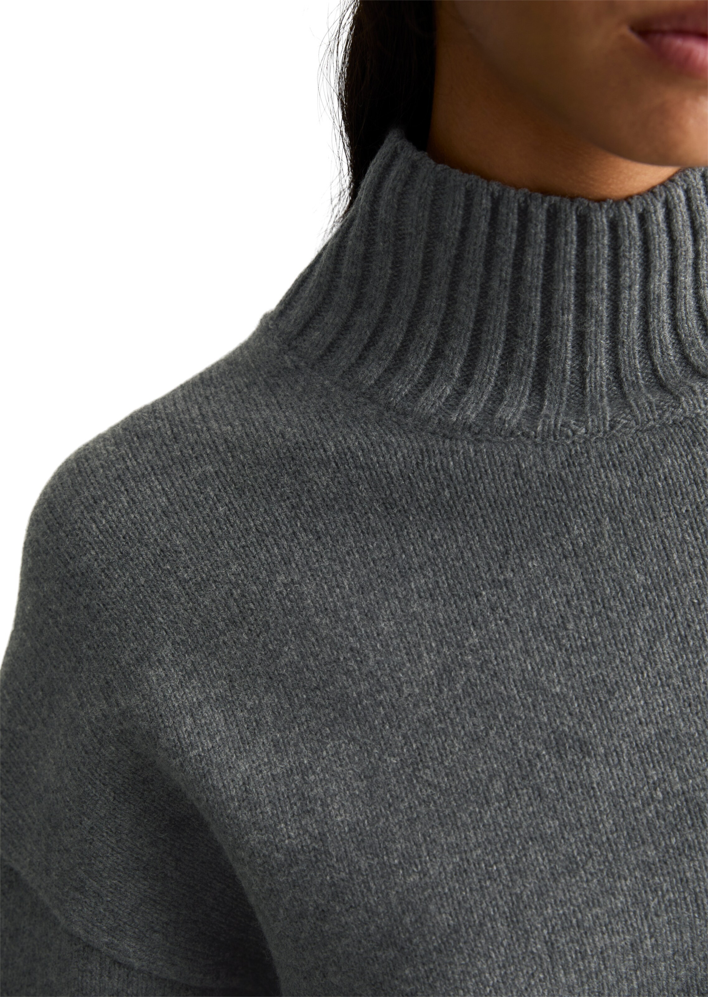 Marc O'Polo DENIM Pullover in Grau: Vorderseite