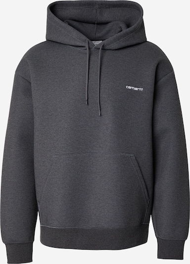 Carhartt WIP Collegepaita 'Alda' värissä meleerattu musta / valkoinen, Tuotenäkymä