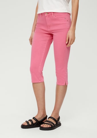 s.Oliver Slimfit Jeans 'Betsy' in Roze: voorkant