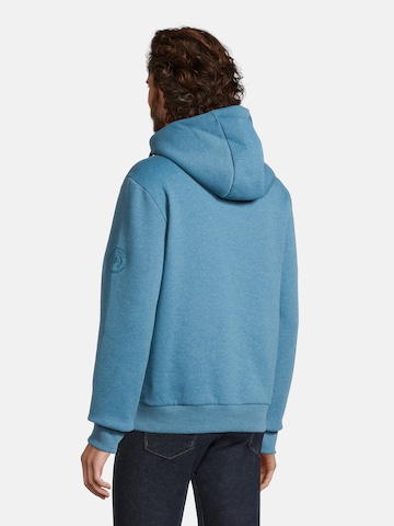 Sweat-shirt 'Heff - Moin' salzhaut en bleu