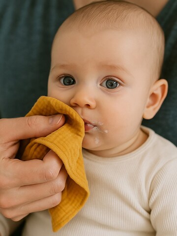 PAPATE - Manta para bebé 'Organic Cotton Swaddles' en amarillo