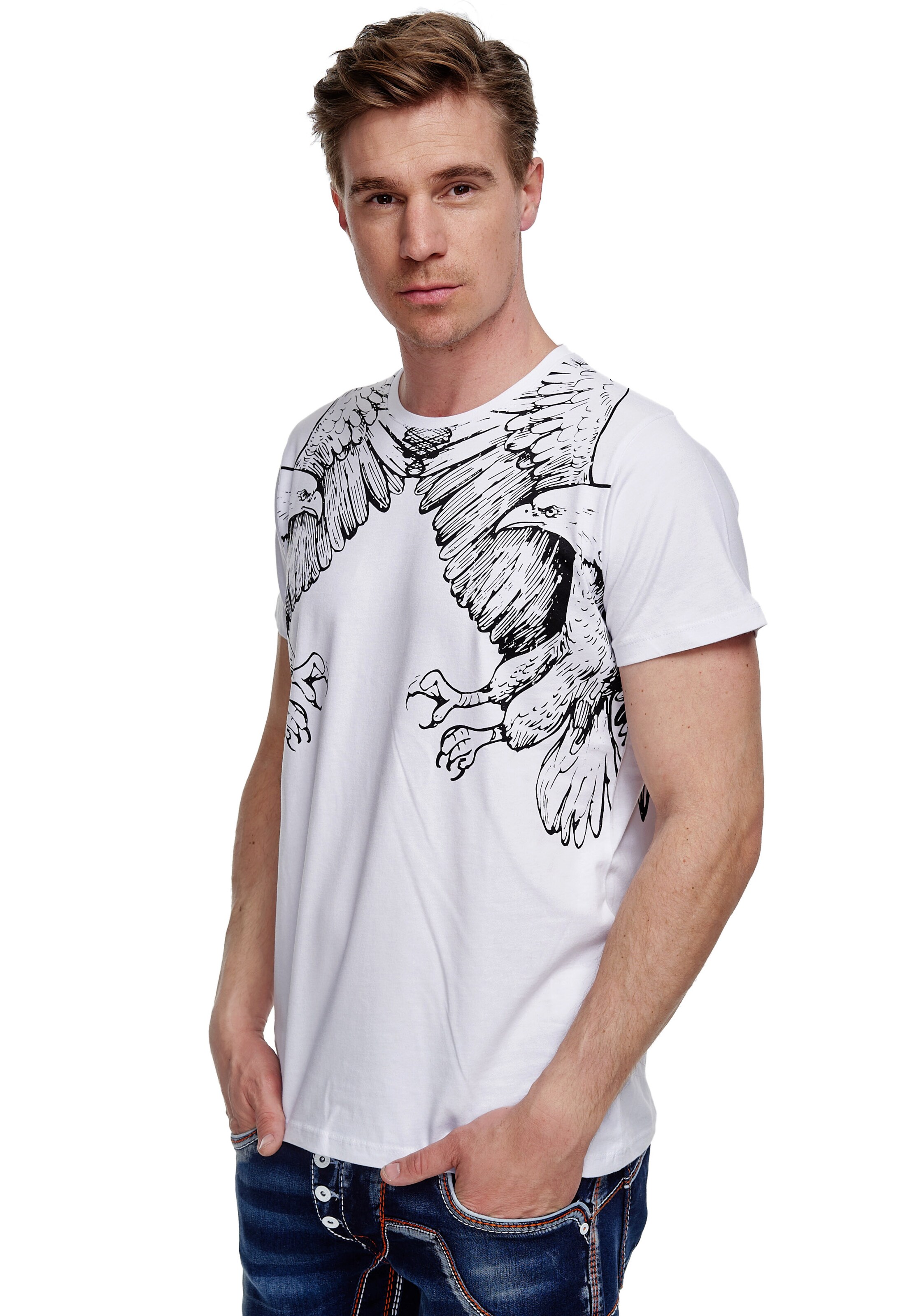 Rusty Neal Shirt in White: front