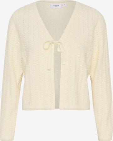 SAINT TROPEZ Cardigan 'Emmylou' i hvid: forside