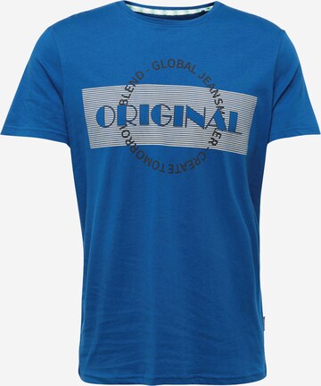 BLEND T-Shirt in Blau: predná strana