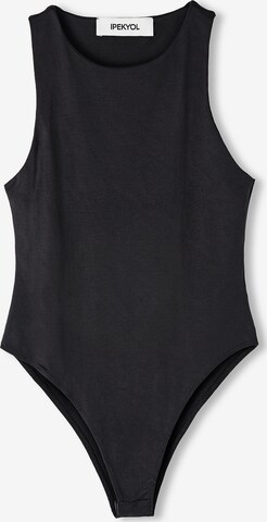 Ipekyol Shirt Bodysuit in Black: front