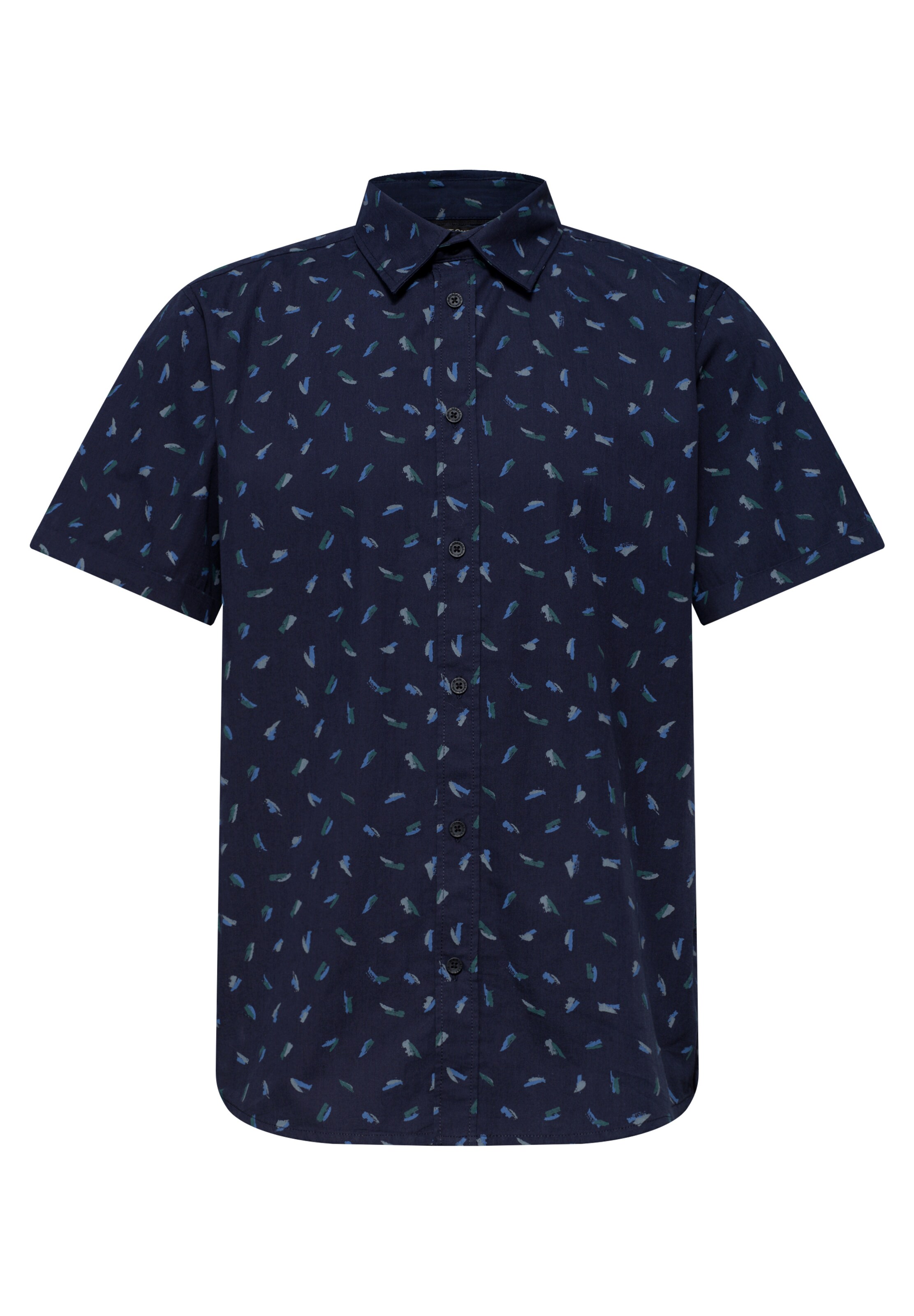 Street One MEN Hemd in Blau: Vorderseite