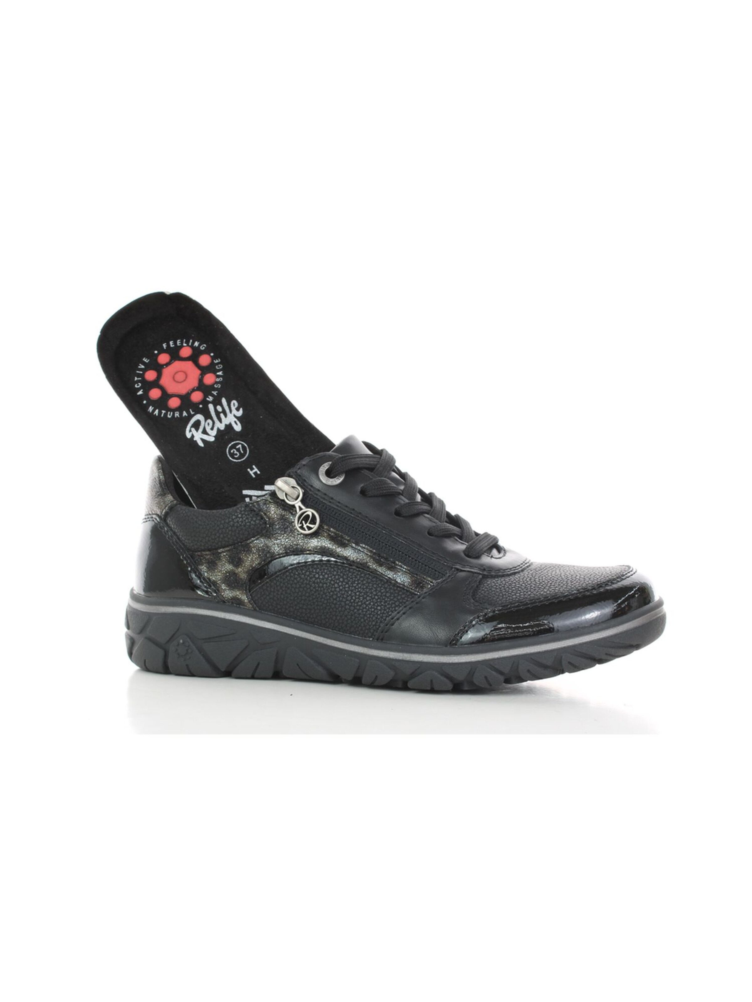 Relife Platform trainers in Black