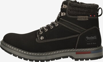 Dockers by Gerli Lace-Up Boots in Black