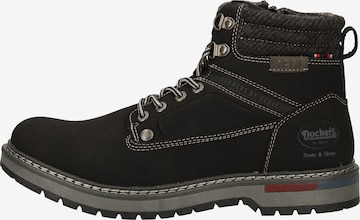 Dockers by Gerli - Botas con cordones en negro