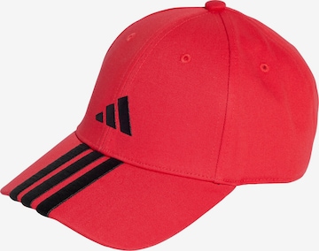 ADIDAS SPORTSWEAR - Gorra deportiva en rojo: frente