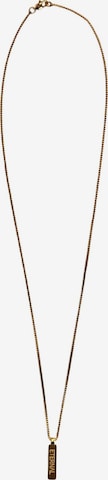 Eternal Necklace 'Box' in Gold: front