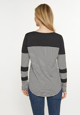 usha BLUE LABEL Shirt 'Fashion Look' in Zwart